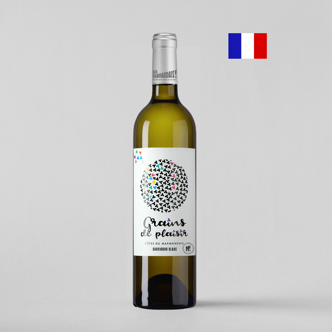 AOP Cotes Du Marmandais Grains De Plaisir White Wine 750ml