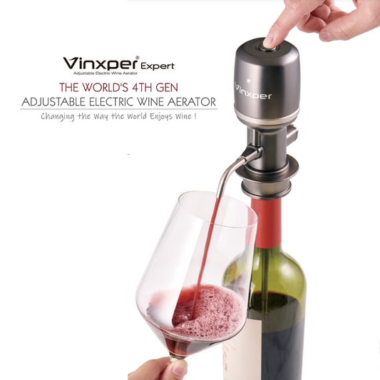 Vinxper Expert Adjustable Electric Wine Aerator